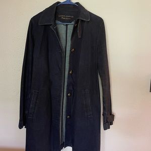 Lauren Jeans Brand Long Denim Jacket/Coat